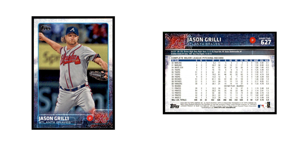 Jason Grilli 2015 Topps #627 Baseball Cards Baseball Card NM