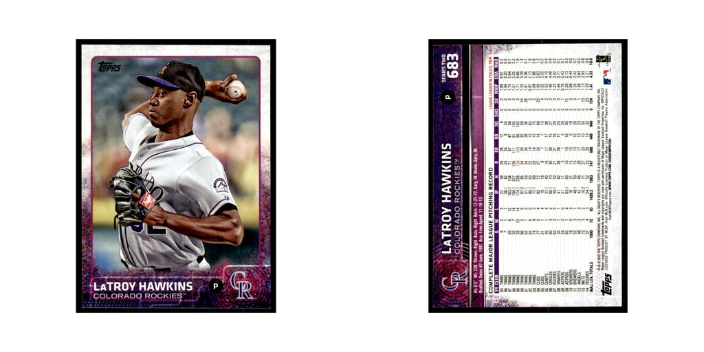 LaTroy Hawkins 2015 Topps #683 Baseball Cards Baseball Card NM