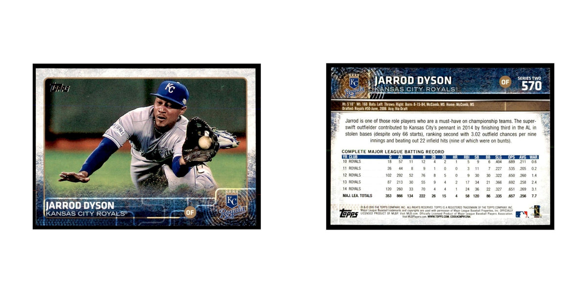 Jarrod Dyson 2015 Topps #570 Baseball Cards Baseball Card NM