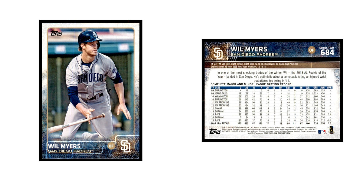 Wil Myers 2015 Topps #684 Baseball Cards Baseball Card NM
