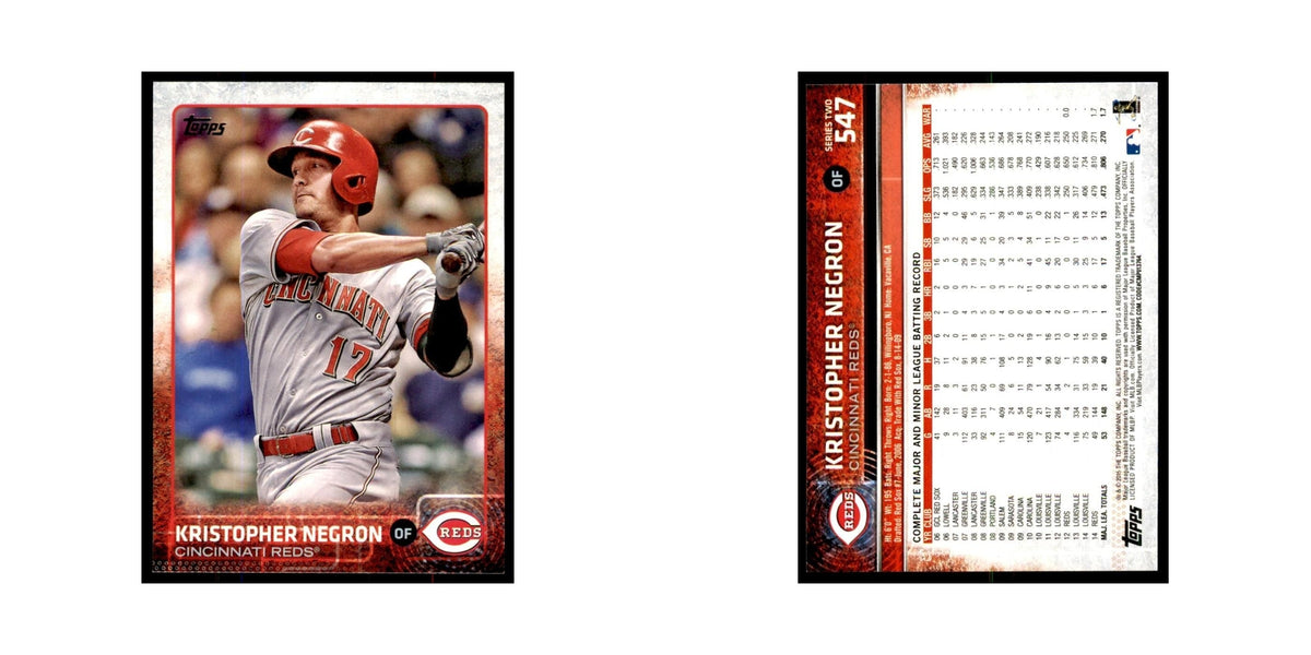 Kristopher Negron 2015 Topps #547 Baseball Cards Baseball Card NM