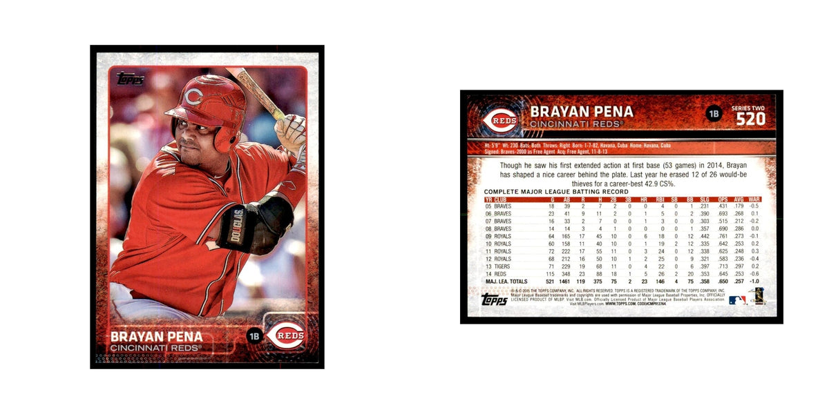 Brayan Pena 2015 Topps #520 Baseball Cards Baseball Card NM