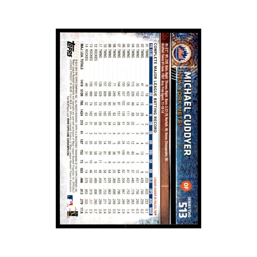 Michael Cuddyer 2015 Topps #513 Baseball Cards Baseball Card NM