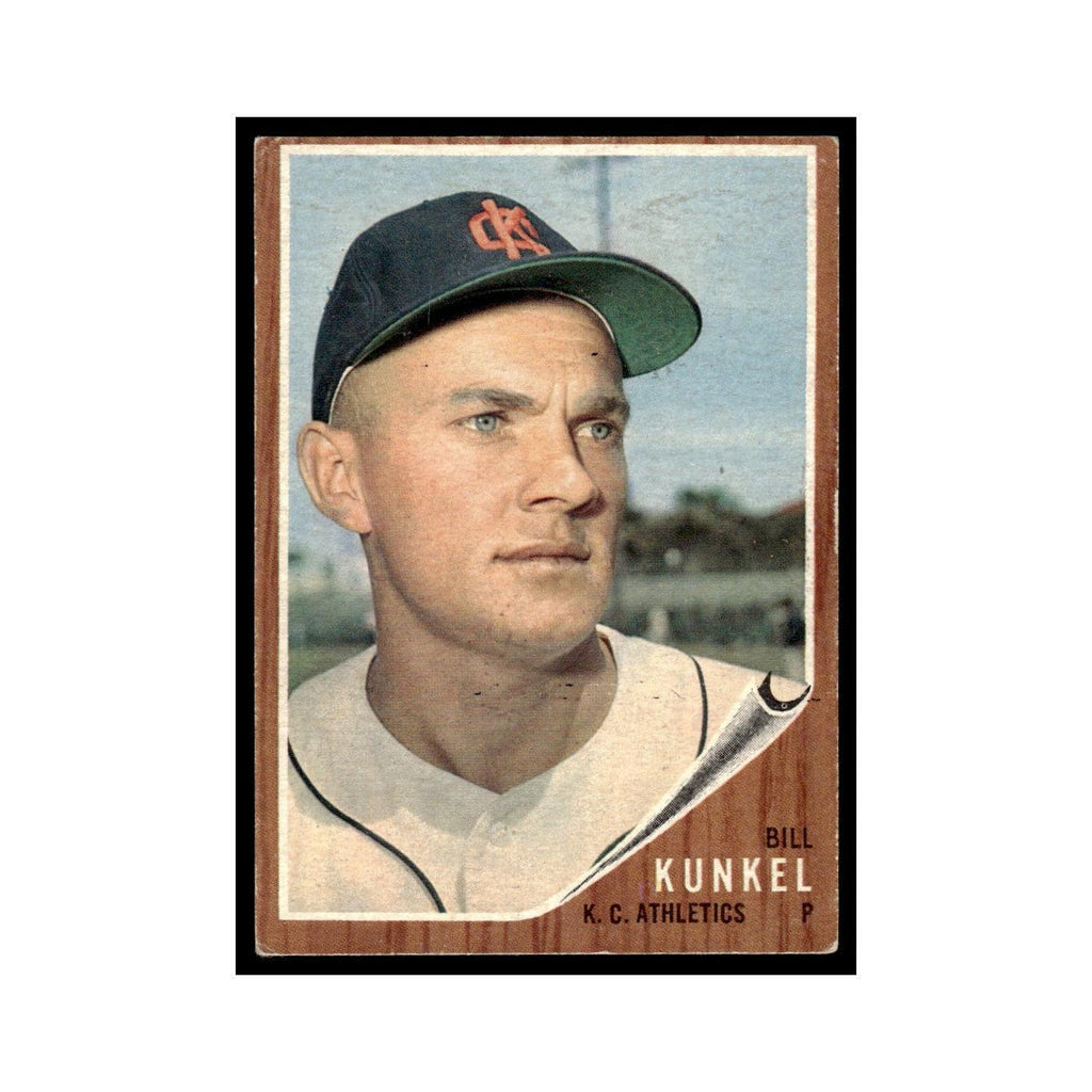 Bill Kunkel 1962 Topps #147 Kansas City Athletics Baseball Card VG