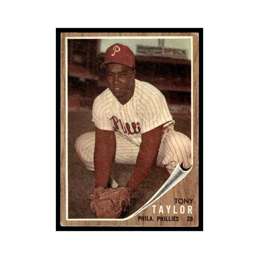 Tony Taylor 1962 Topps #77 Philadelphia Phillies Baseball Card VG