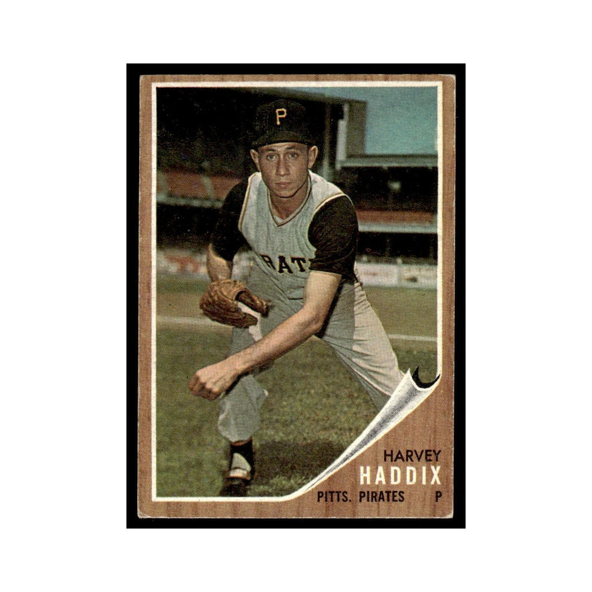 Harvey Haddix 1962 Topps #67 Pittsburgh Pirates Baseball Card VG