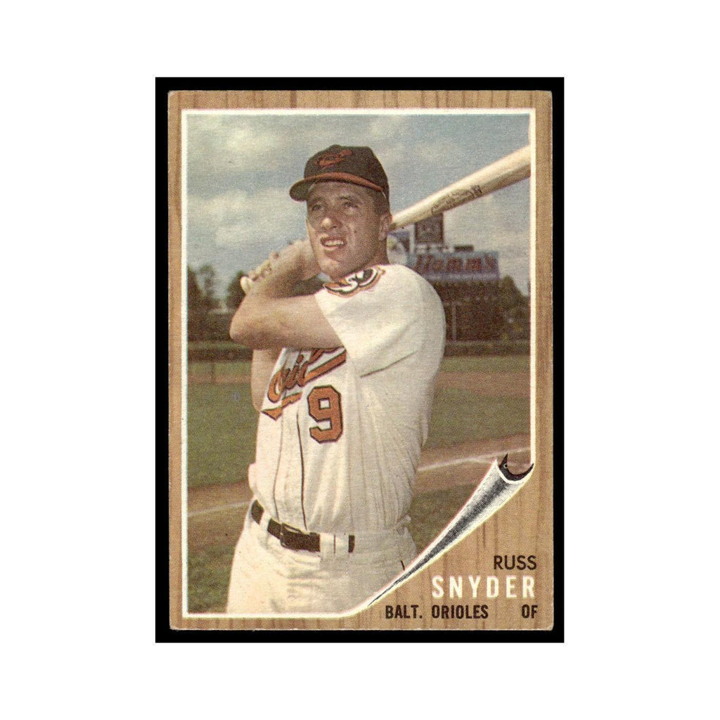 Russ Snyder 1962 Topps #64 Baltimore Orioles Baseball Card VG