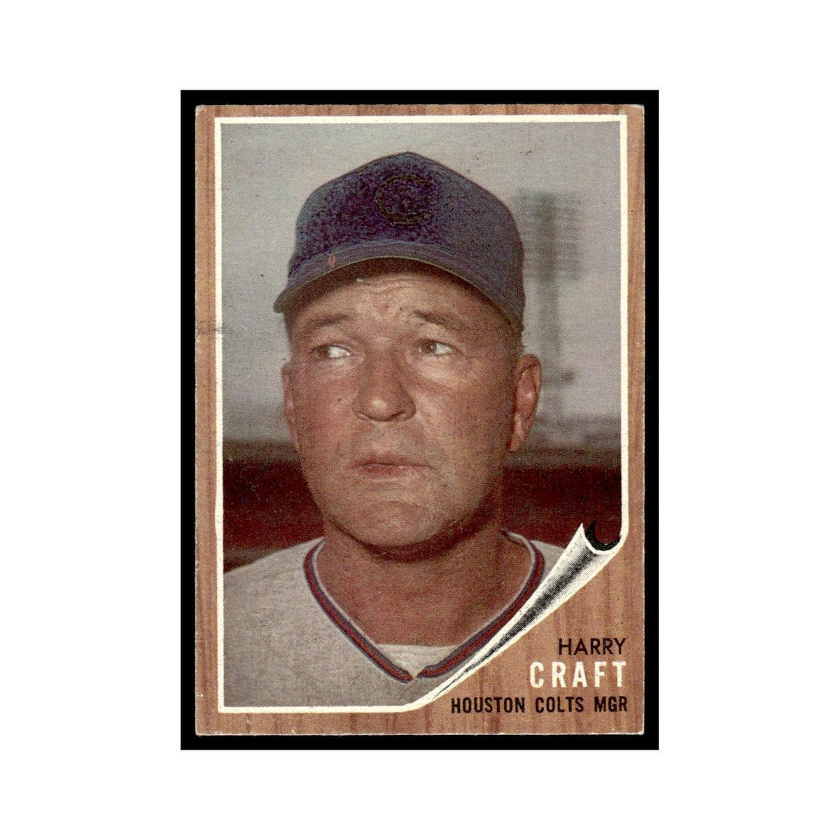 Harry Craft 1962 Topps #12 Houston Colt .45s Baseball Card VG
