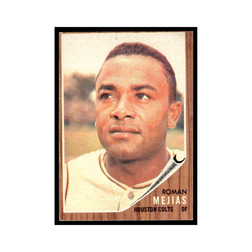 Roman Mejias 1962 Topps (Damaged) #354 Houston Colt .45s Baseball Card Poor