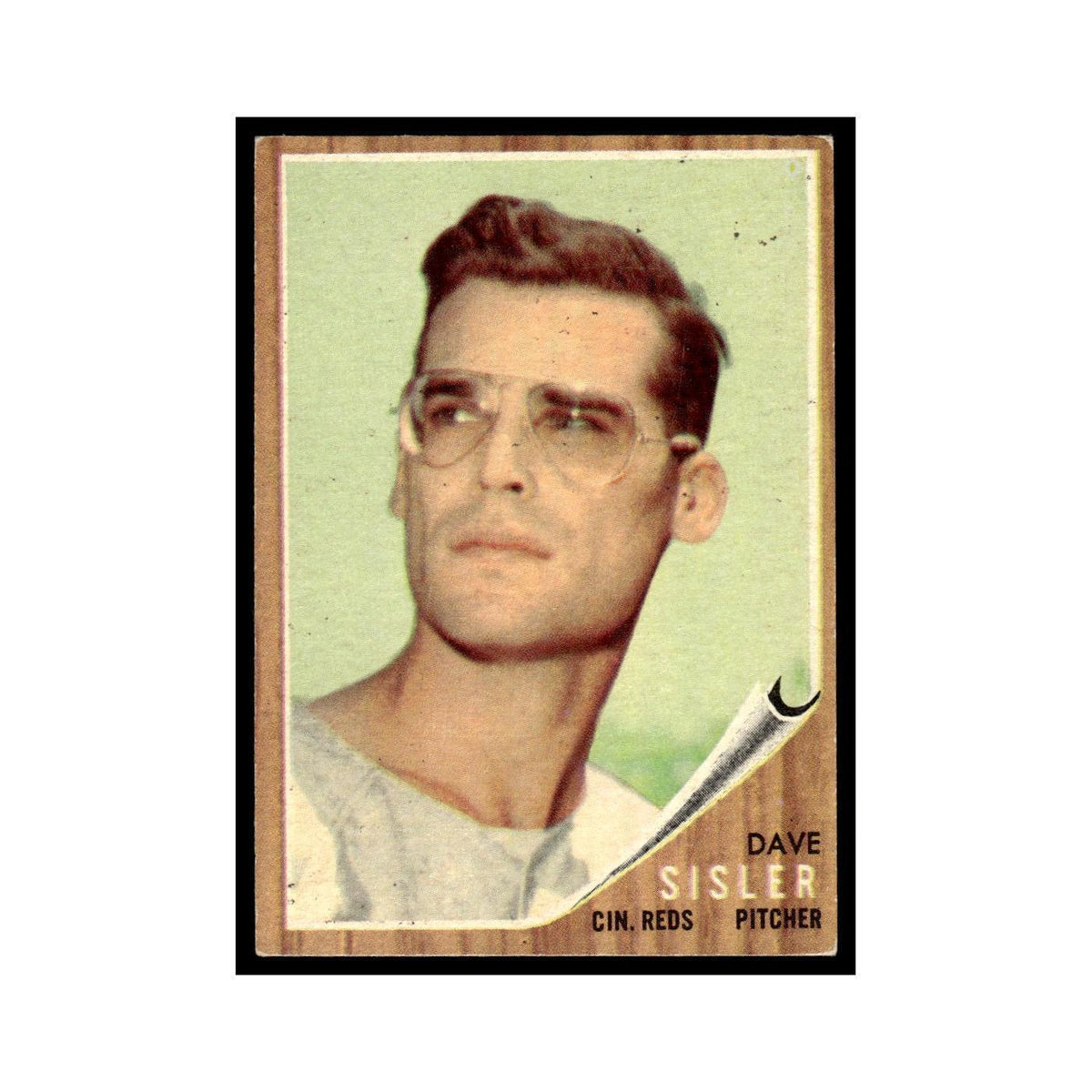Dave Sisler 1962 Topps #171 Cincinnati Reds Baseball Card VG