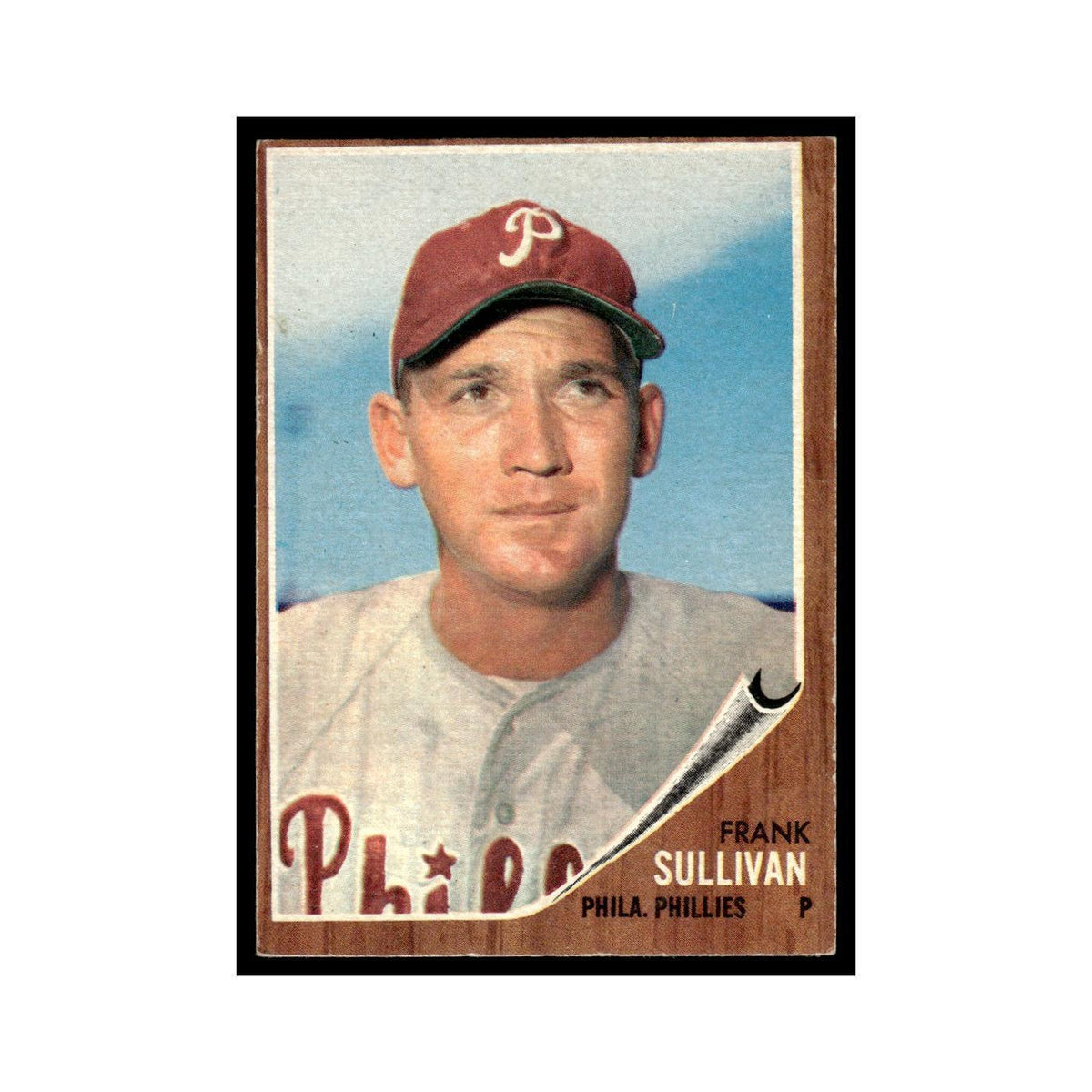 Frank Sullivan 1962 Topps #352 Philadelphia Phillies Baseball Card VG