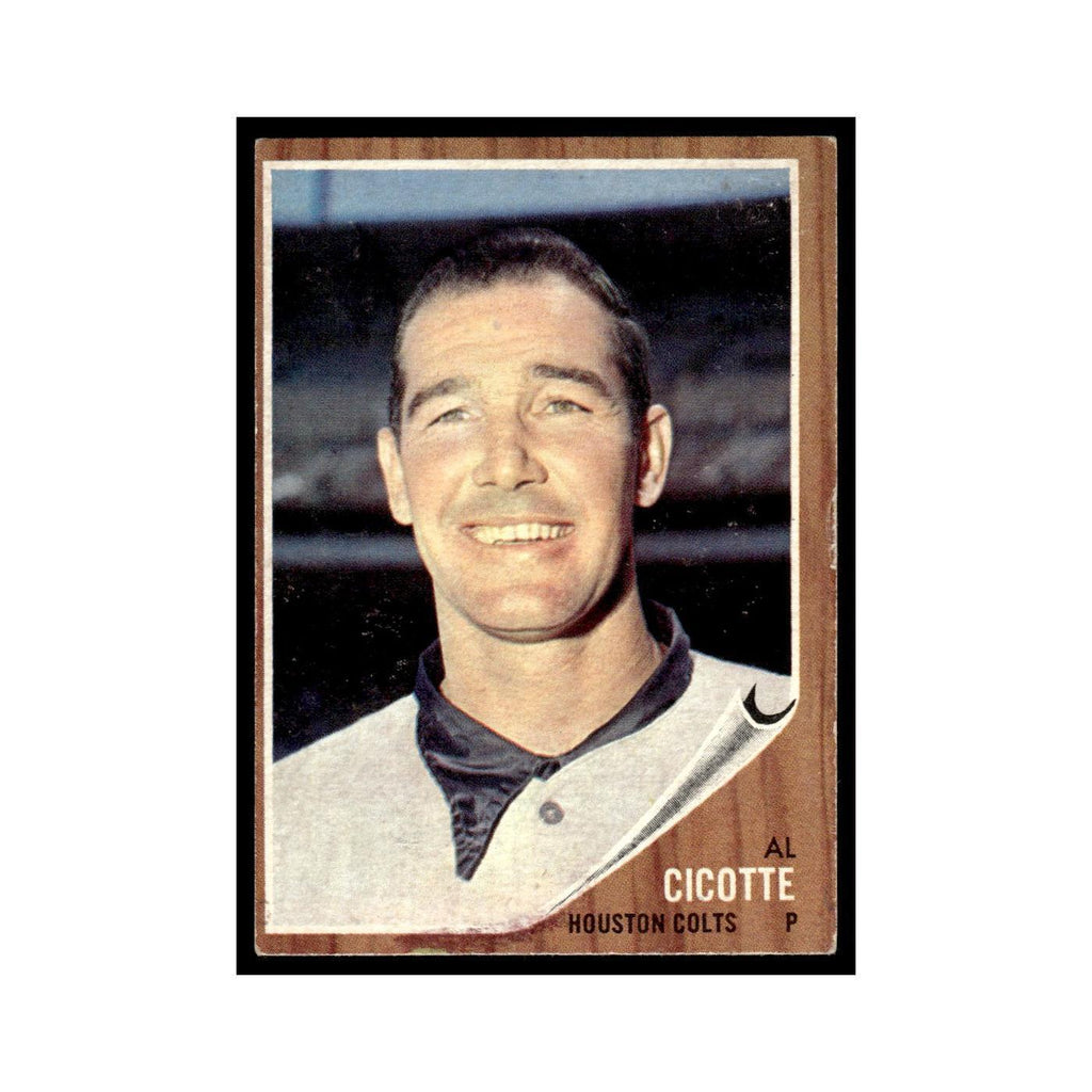 Al Cicotte 1962 Topps #126 Houston Colt .45s Baseball Card VG