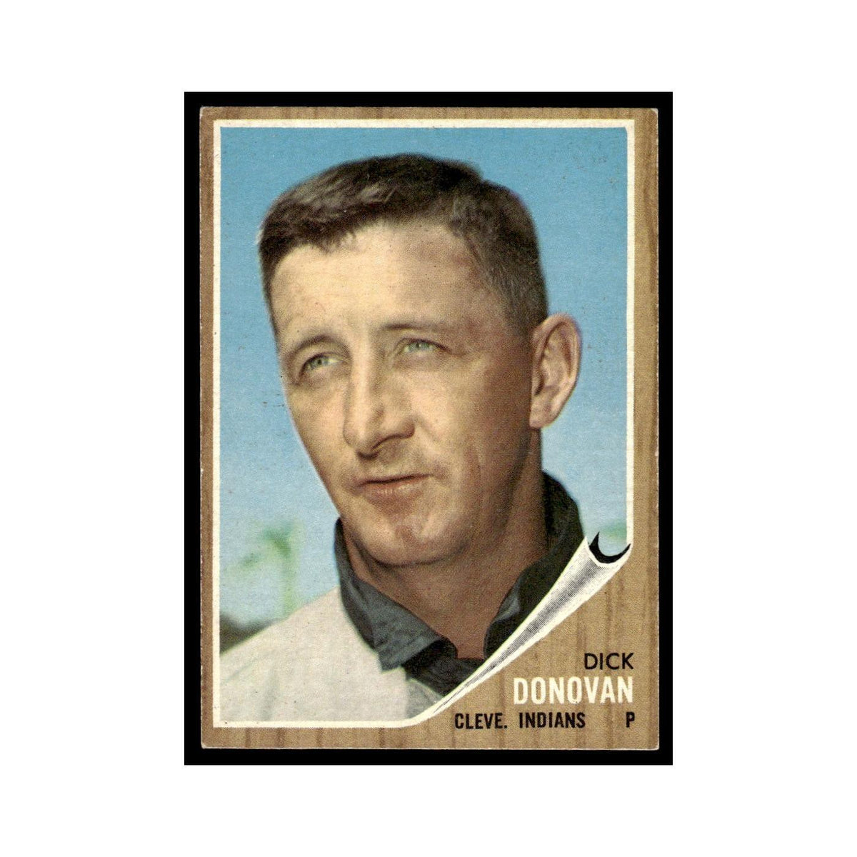 Dick Donovan 1962 Topps #15 Cleveland Indians Baseball Card VG