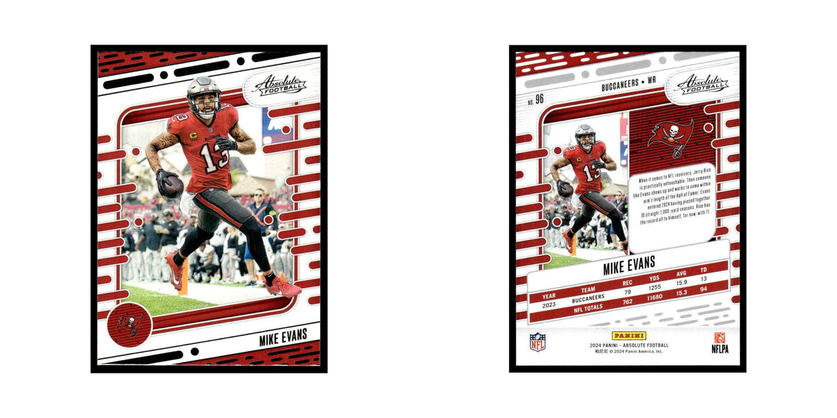 Mike Evans 2024 Panini Absolute #96 Tampa Bay Buccaneers Football Card NM