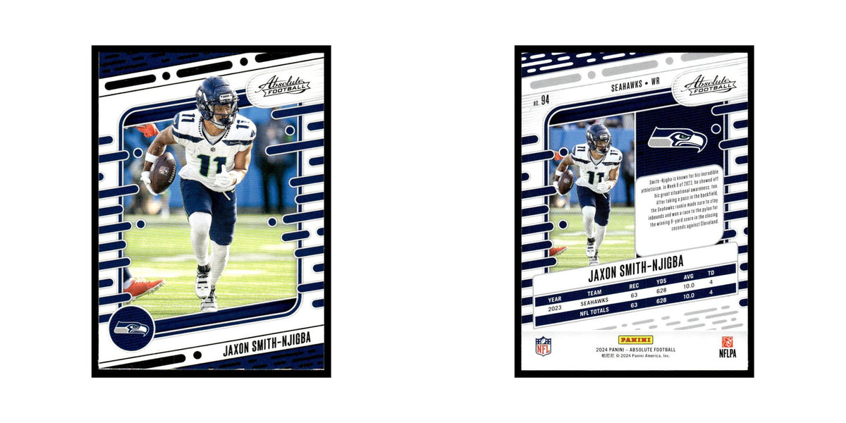 Jaxon Smith-Njigba 2024 Panini Absolute #94 Seattle Seahawks Football Card NM