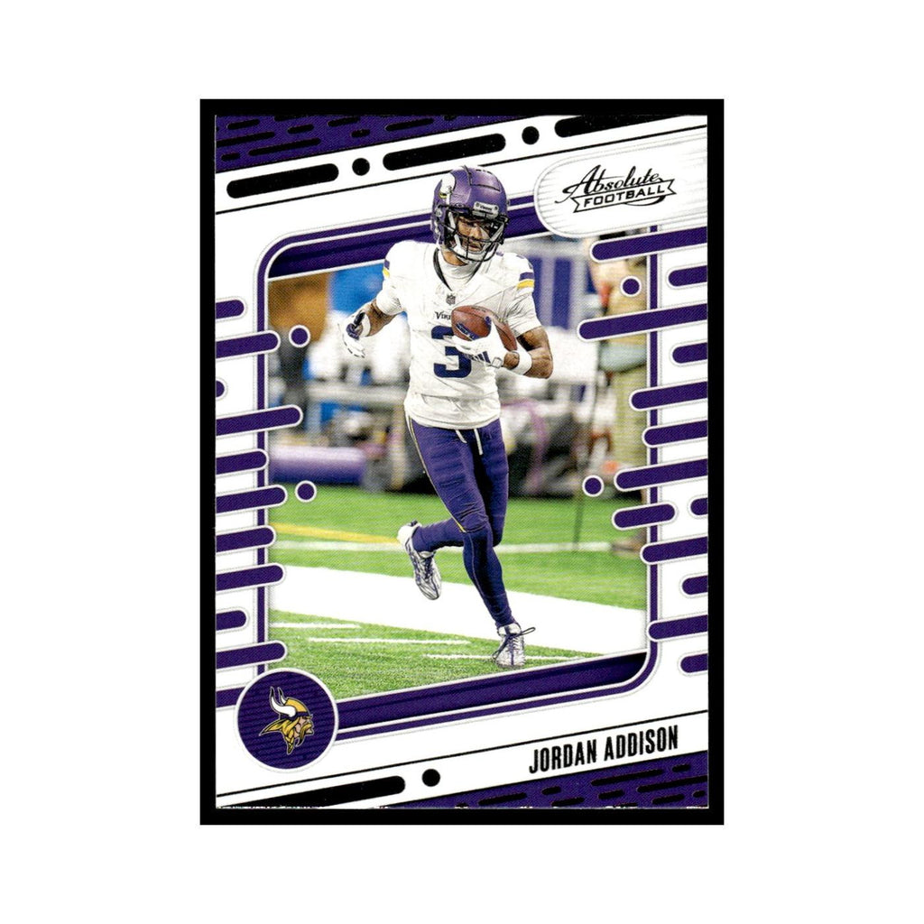 Jordan Addison 2024 Panini Absolute #70 Minnesota Vikings Football Card NM