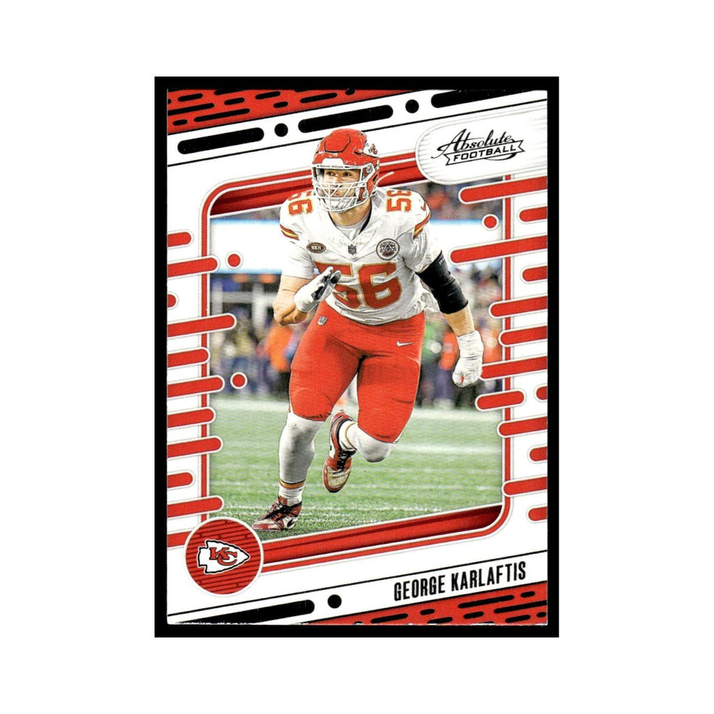 George Karlaftis 2024 Panini Absolute #53 Kansas City Chiefs Football Card NM