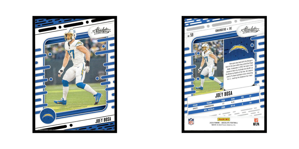 Joey Bosa 2024 Panini Absolute #59 Los Angeles Chargers Football Card NM