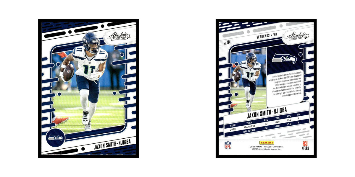 Jaxon Smith-Njigba 2024 Panini Absolute #94 Seattle Seahawks Football Card NM