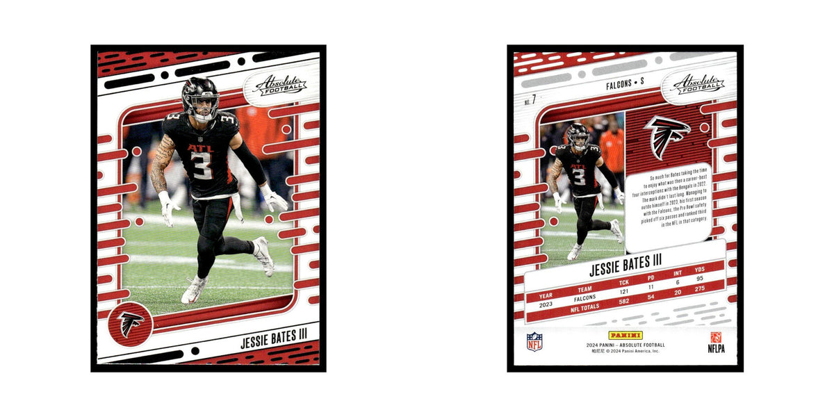 Jessie Bates III 2024 Panini Absolute #7 Atlanta Falcons Football Card NM