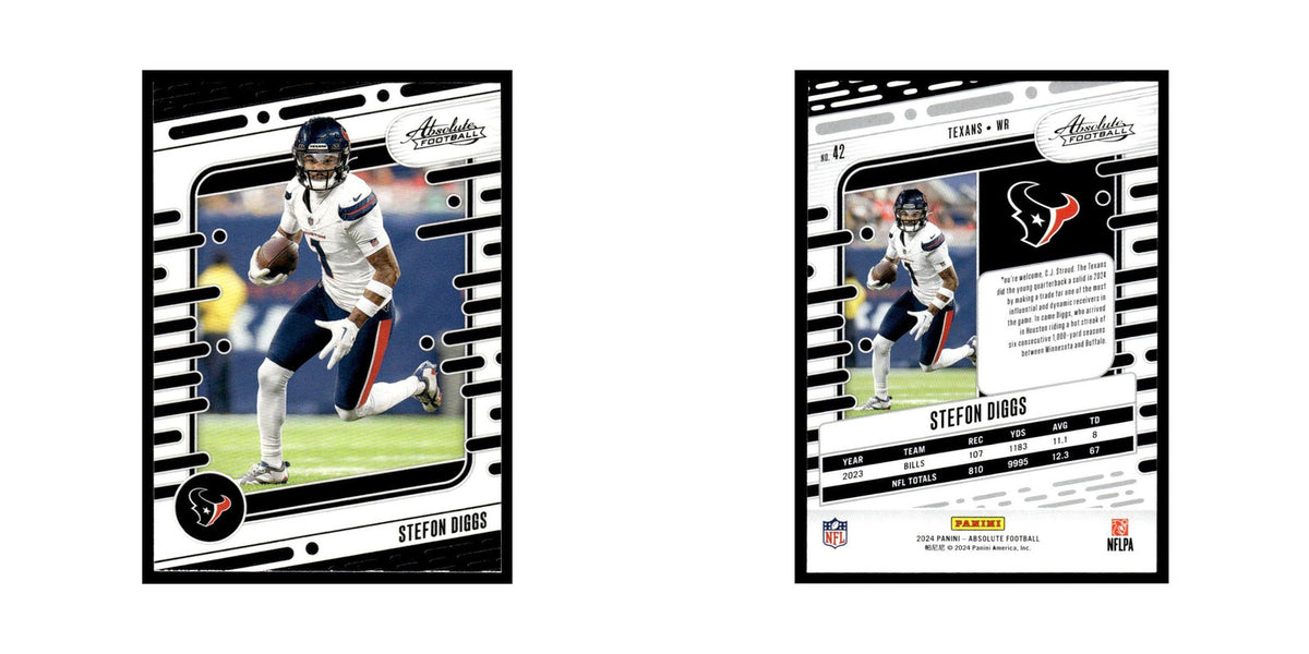 Stefon Diggs 2024 Panini Absolute #42 Houston Texans Football Card NM