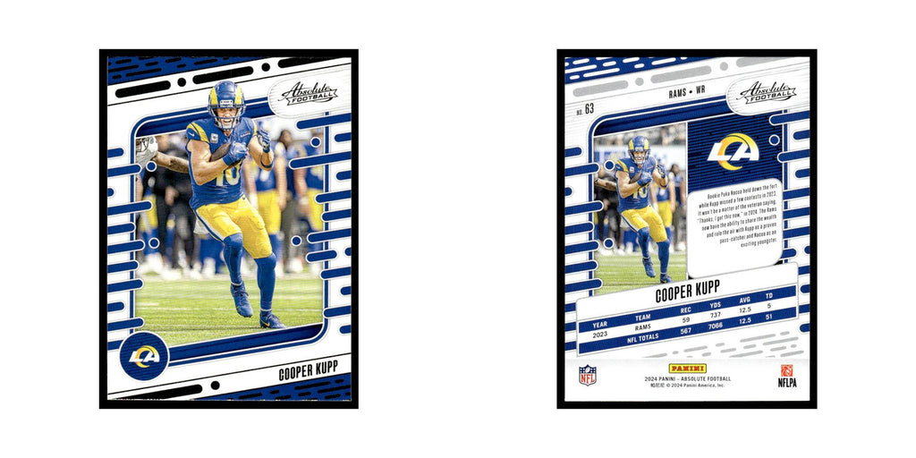 Cooper Kupp 2024 Panini Absolute #63 Los Angeles Rams Football Card NM