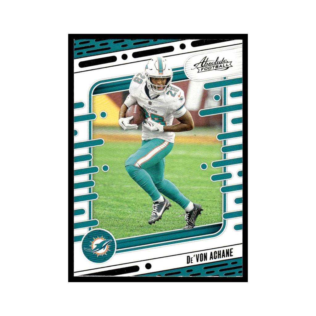 De'Von Achane 2024 Panini Absolute #67 Miami Dolphins Football Card NM