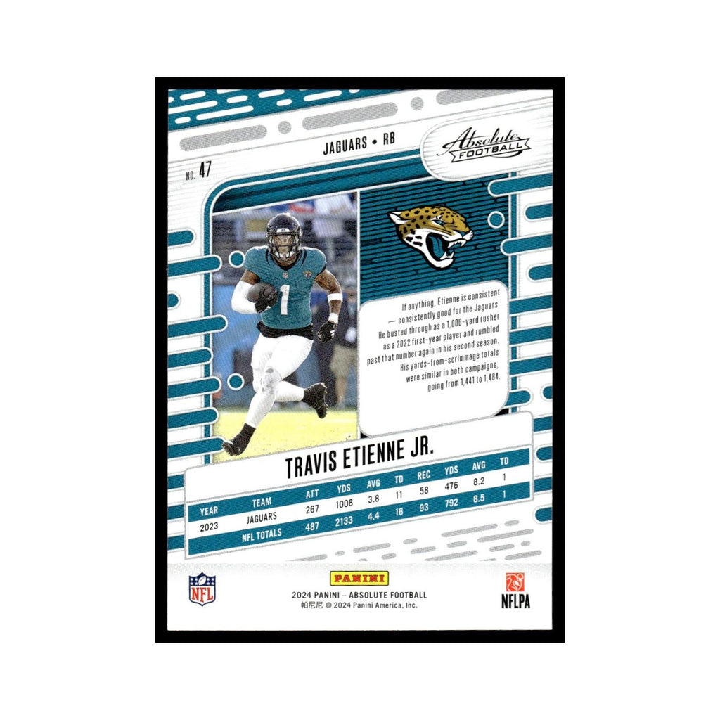 Travis Etienne Jr. 2024 Panini Absolute #47 Jacksonville Jaguars NM