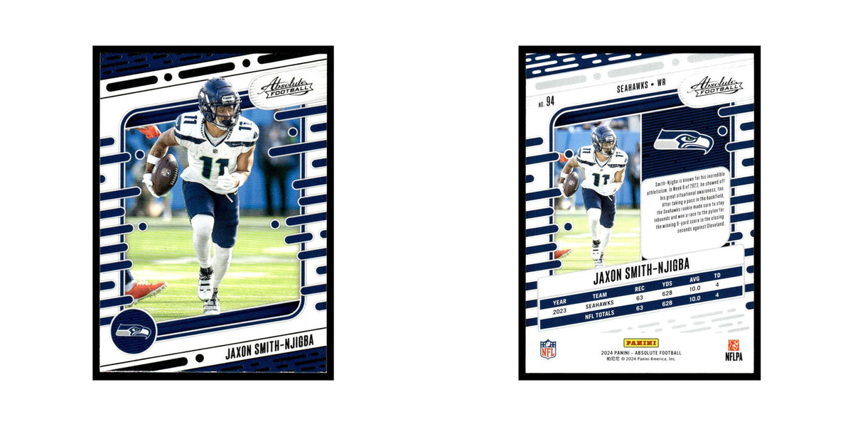 Jaxon Smith-Njigba 2024 Panini Absolute #94 Seattle Seahawks Football Card NM