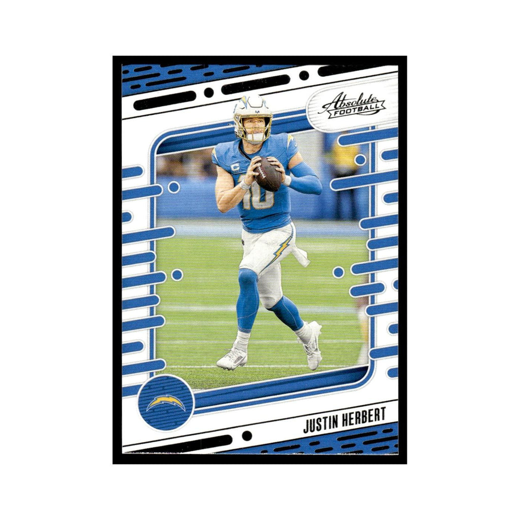 Justin Herbert 2024 Panini Absolute #57 Los Angeles Chargers Football Card NM