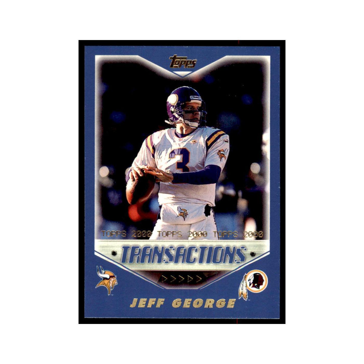 Jeff George 2000 Topps #171 Football Cards Football Card NM