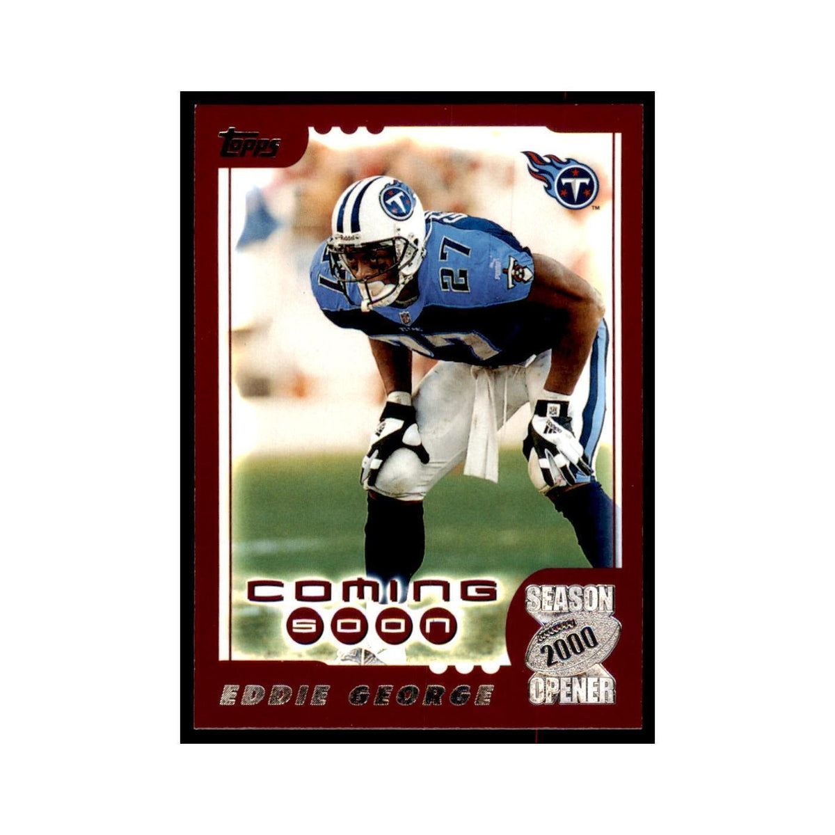 Eddie George 2000 Topps #199 Football Cards Football Card NM