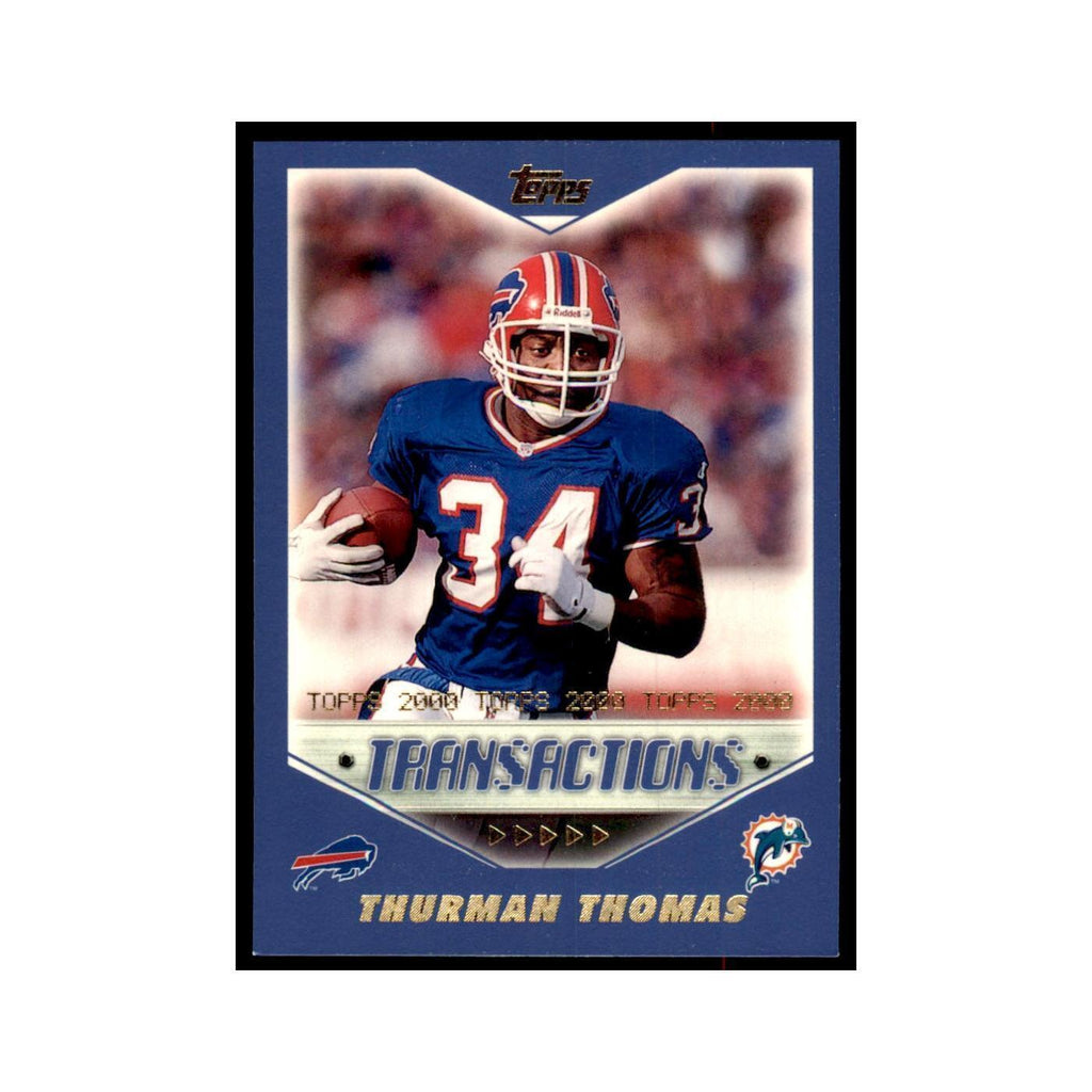 Thurman Thomas 2000 Topps #102 Football Cards Football Card NM