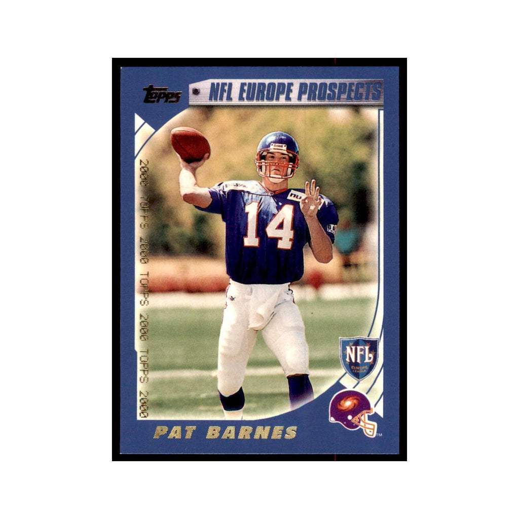 Pat Barnes 2000 Topps #345 Football Cards Football Card NM