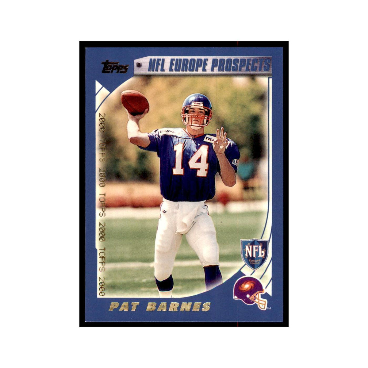Pat Barnes 2000 Topps #345 Football Cards Football Card NM
