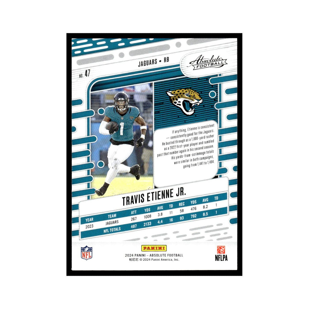 Travis Etienne Jr. 2024 Panini Absolute #47 Jacksonville Jaguars NM