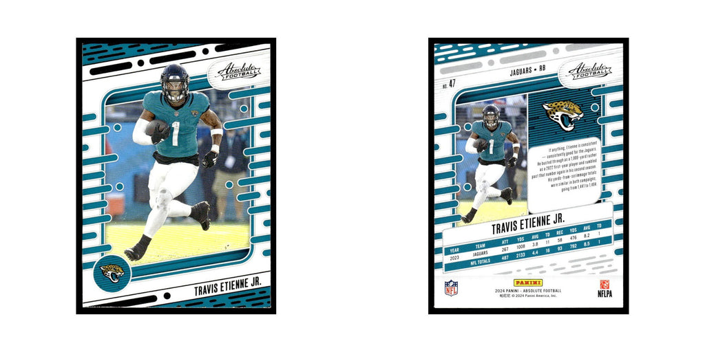 Travis Etienne Jr. 2024 Panini Absolute #47 Jacksonville Jaguars NM