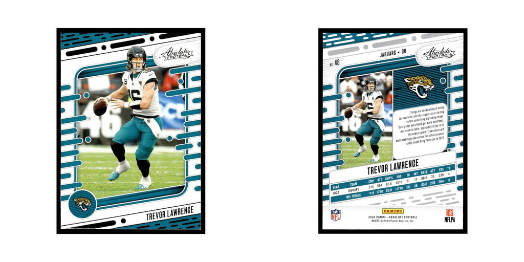 Trevor Lawrence 2024 Panini Absolute #48 Jacksonville Jaguars Football Card NM
