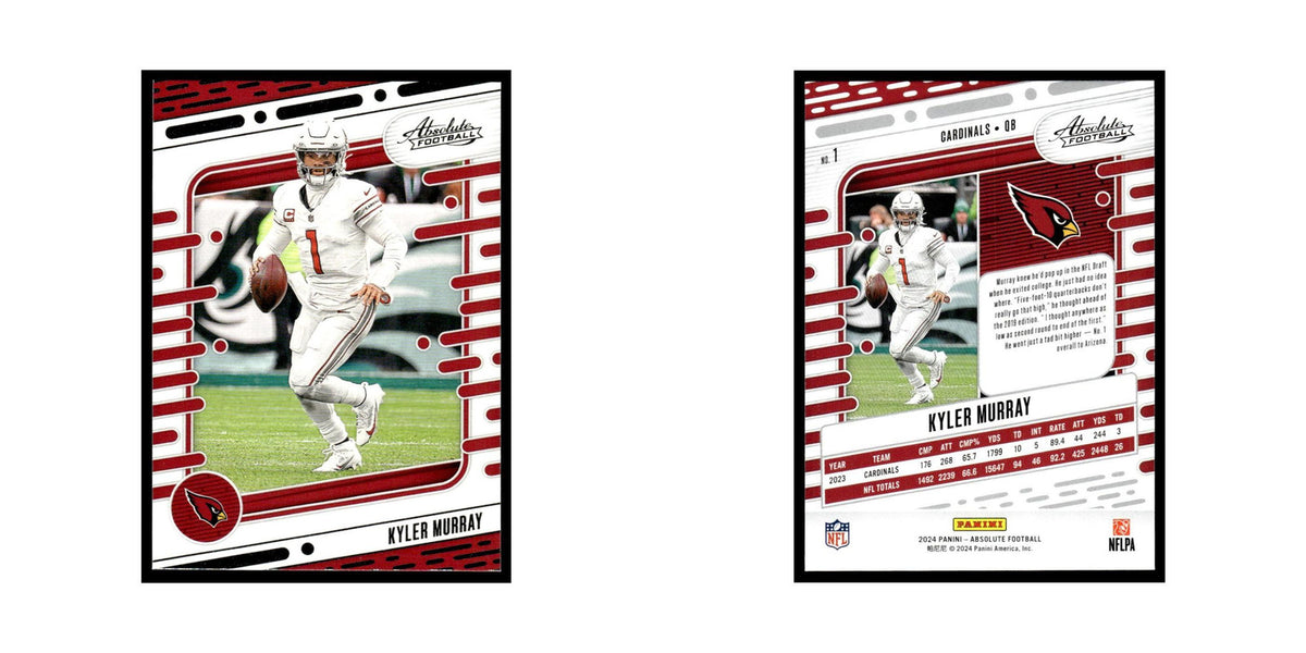 Kyler Murray 2024 Panini Absolute #1 Arizona Cardinals Football Card NM