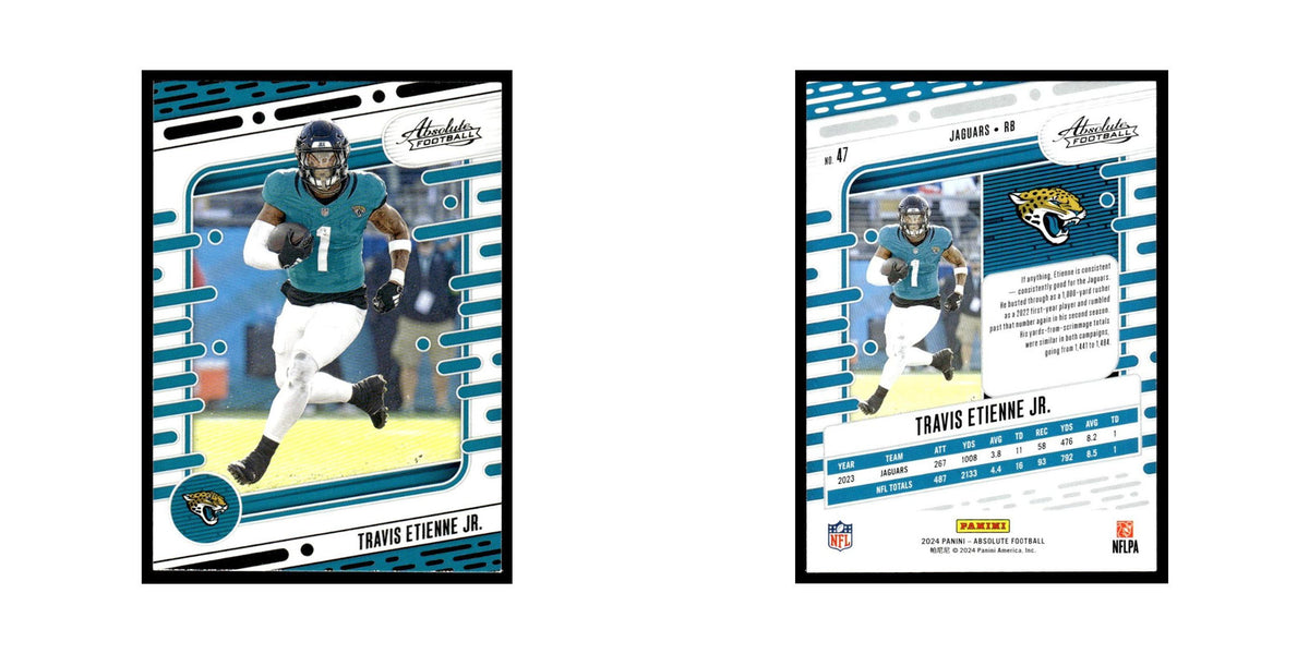 Travis Etienne Jr. 2024 Panini Absolute #47 Jacksonville Jaguars NM
