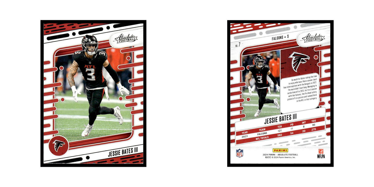Jessie Bates III 2024 Panini Absolute #7 Atlanta Falcons Football Card NM