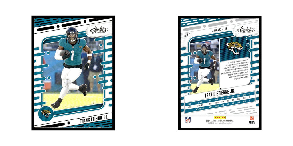 Travis Etienne Jr. 2024 Panini Absolute #47 Jacksonville Jaguars NM