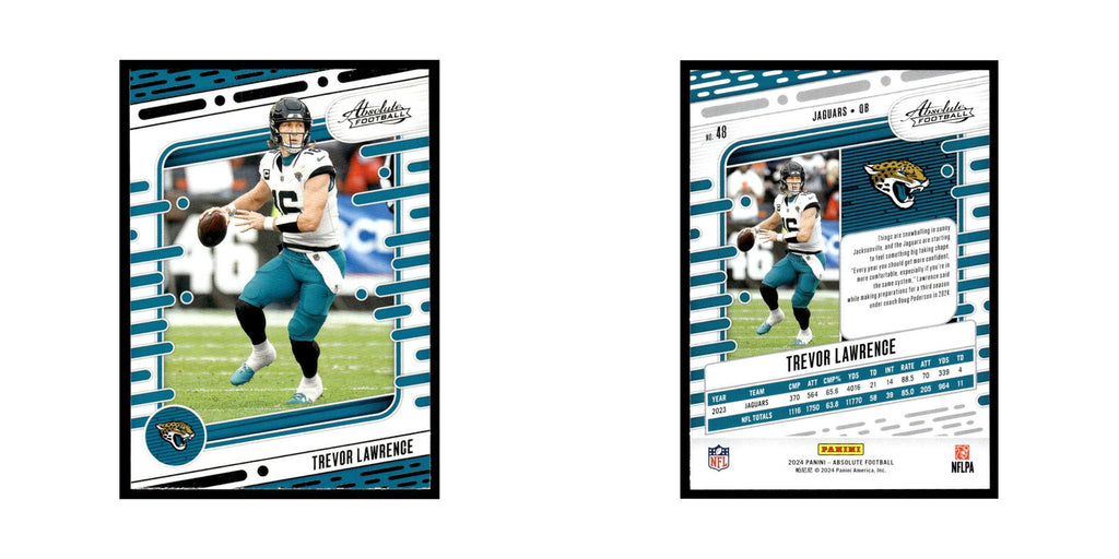 Trevor Lawrence 2024 Panini Absolute #48 Jacksonville Jaguars Football Card NM