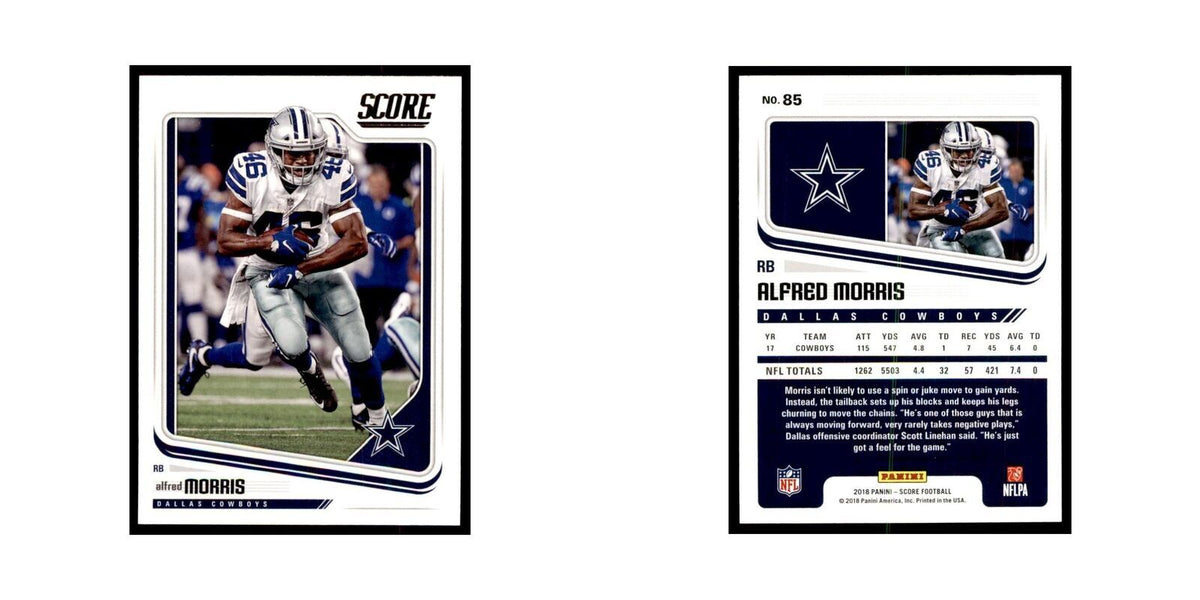 Alfred Morris 2018 Score #85 Football Cards Football Card NM