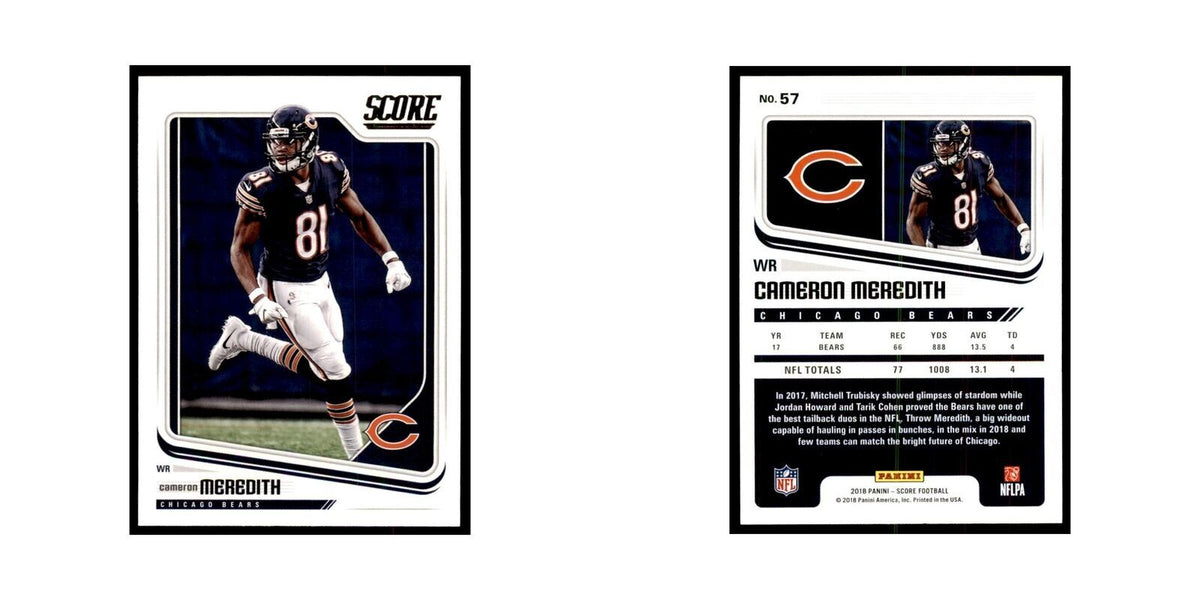 Cameron Meredith 2018 Score #57 Football Cards Football Card NM