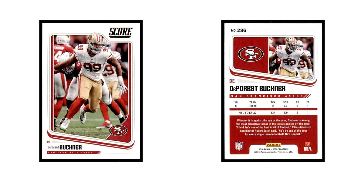 DeForest Buckner 2018 Score #286 Football Cards Football Card NM
