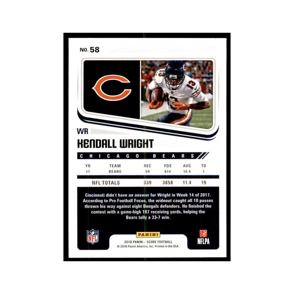 Kendall Wright 2018 Score #58 Football Cards Football Card NM