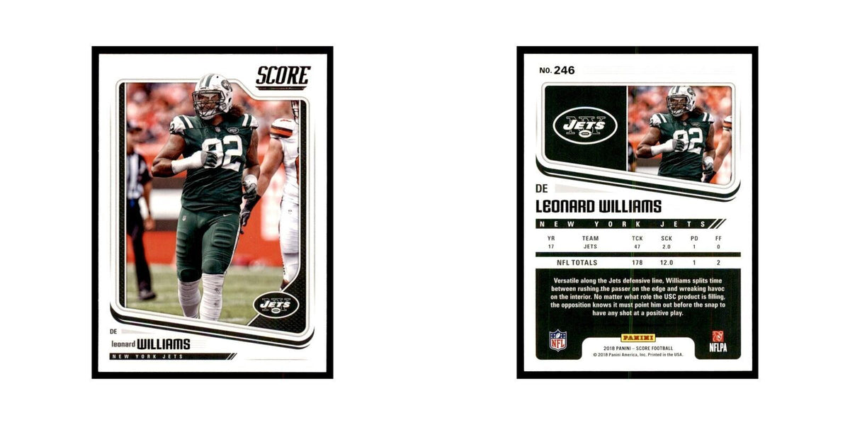 Leonard Williams 2018 Score #246 Football Cards Football Card NM