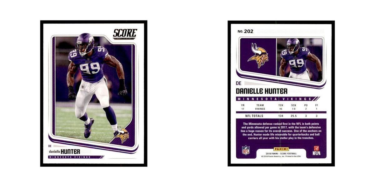 Danielle Hunter 2018 Score #202 Football Cards Football Card NM