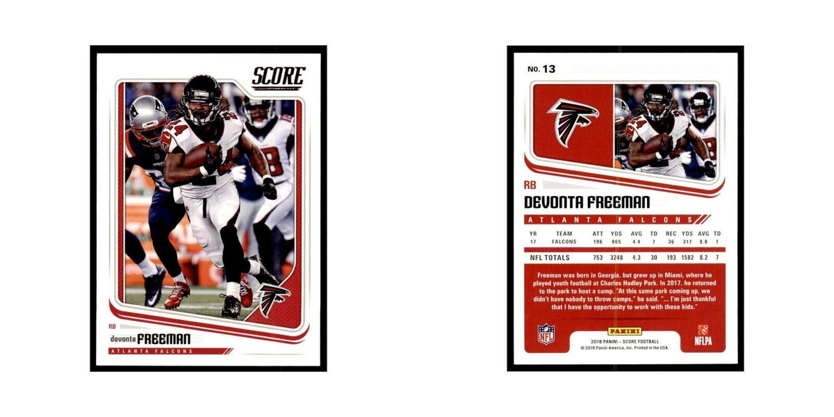 Devonta Freeman 2018 Score #13 Football Cards Football Card NM